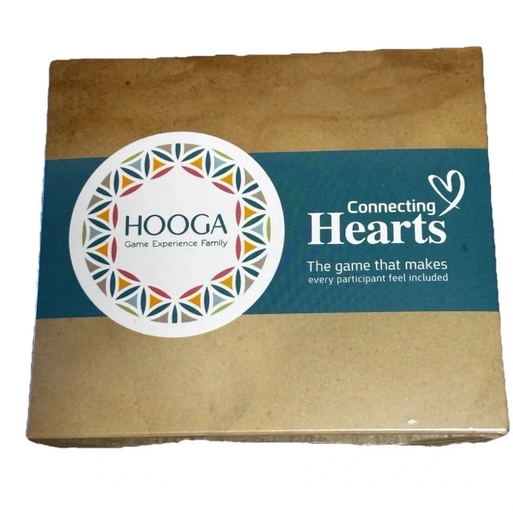 HOOGA Connecting Hearts Card Game From Israel Rare Kids Artza Family Love